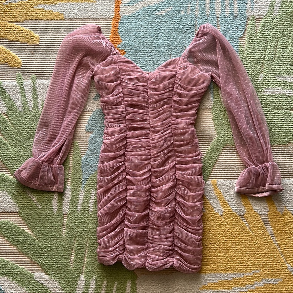 Pink Ruffle Dress